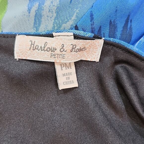 BRAND NEW HARLON & ROSE FLORAL PRINT SHORT SLEEVE DRESS - Picture 14 of 15